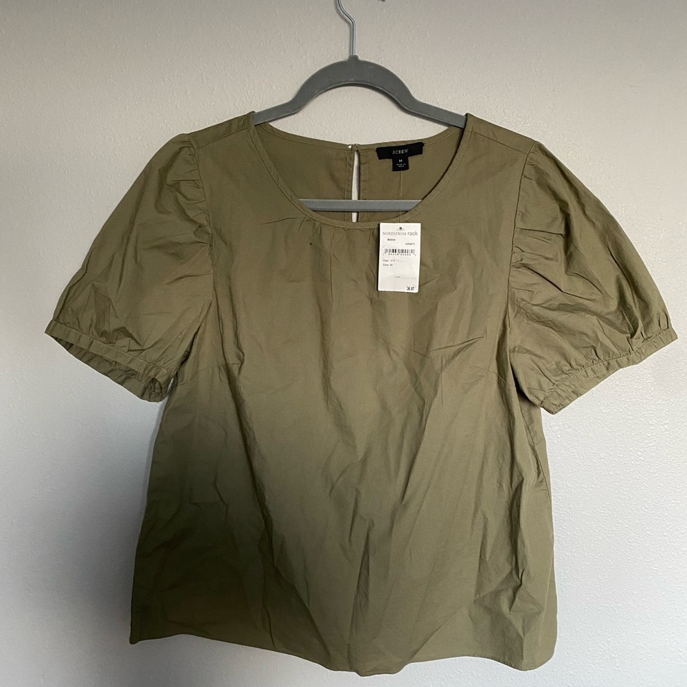 NWT J. Crew Cotton Top Size M